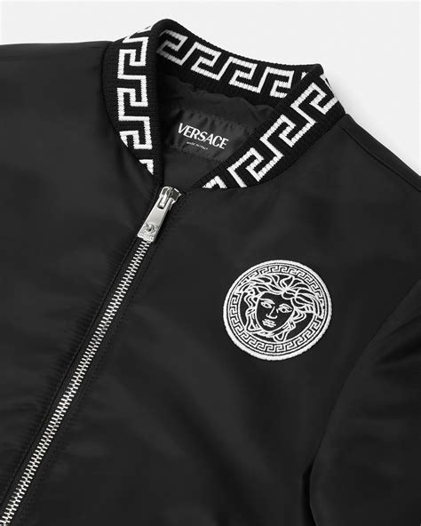 versace collection greca bomber jacket